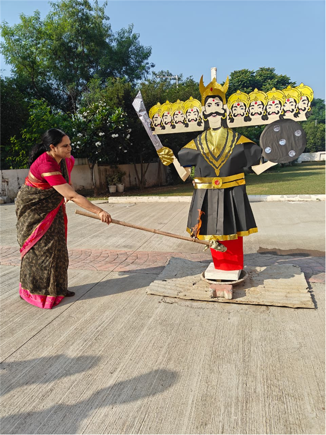 Special assembly on Dusshera.