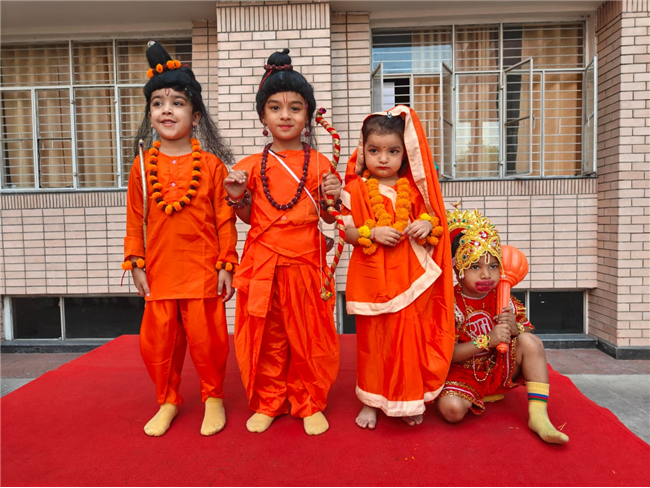 Special assembly on Dusshera.