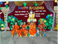 Special assembly on Dusshera.