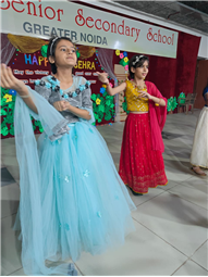 Special assembly on Dusshera.