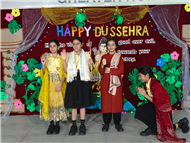 Special assembly on Dusshera.