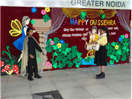 Special assembly on Dusshera.