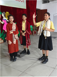 Special assembly on Dusshera.