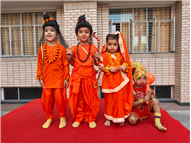 Special assembly on Dusshera.