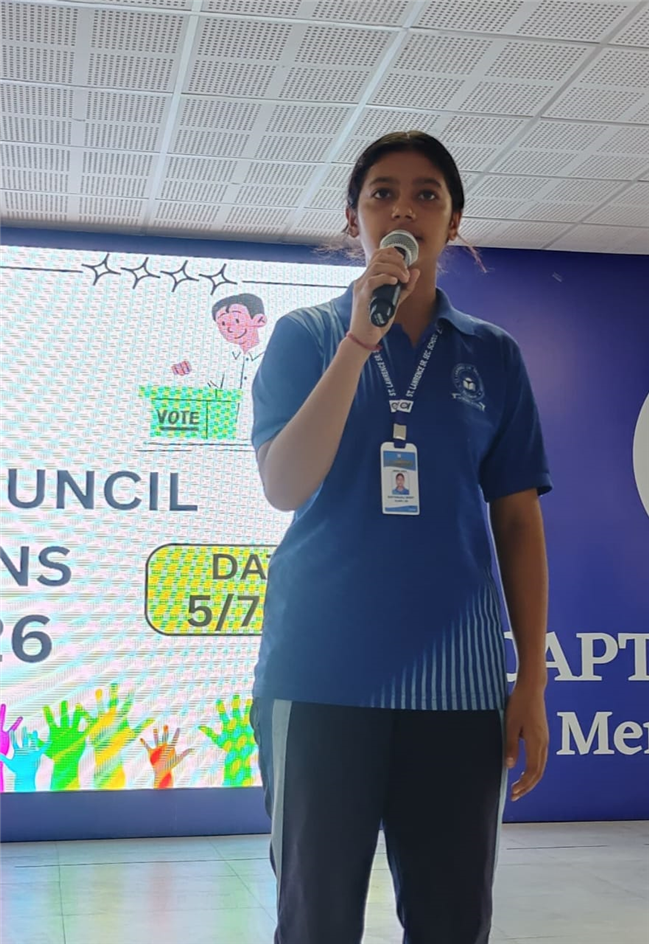 Student Council Election Process for the session 2025–26.