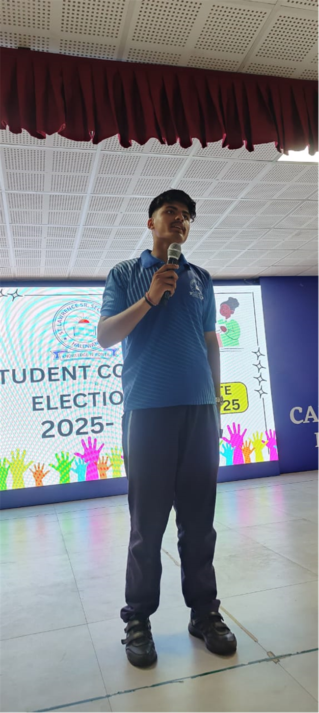 Student Council Election Process for the session 2025–26.