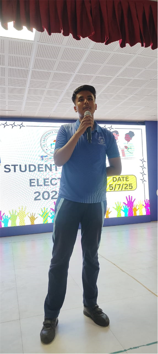 Student Council Election Process for the session 2025–26.