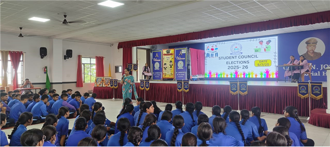 Student Council Election Process for the session 2025–26.