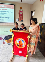 English Poetry Recitation Competition- Theme-World Earth Day (23-April-2025)