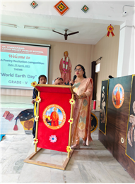 English Poetry Recitation Competition- Theme-World Earth Day (23-April-2025)