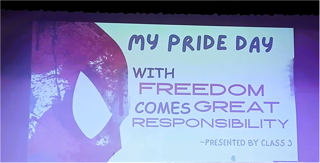 MY PRIDE DAY (CLASS 3) 2025-2026