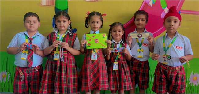 Rakhi Making Competition of Kindergarten