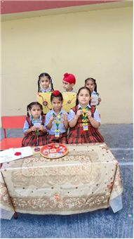 Rakhi Making Competition of Kindergarten