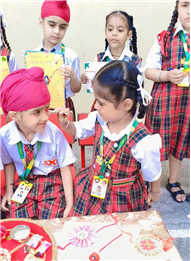 Rakhi Making Competition of Kindergarten
