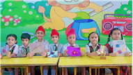 Rakhi Making Competition of Kindergarten
