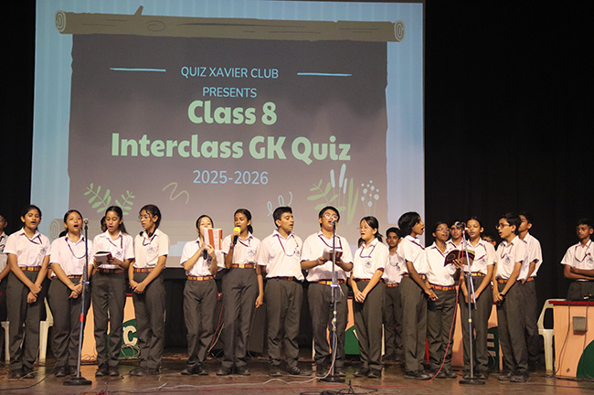 QUIZXAVIER 2025 - CLASS 8