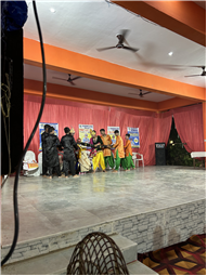 Ram Leela and Mahishasur Vadh Performance at Durga Puja Park, Mehdauri, Teliarganj, Prayagraj