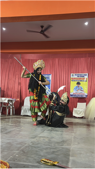 Ram Leela and Mahishasur Vadh Performance at Durga Puja Park, Mehdauri, Teliarganj, Prayagraj