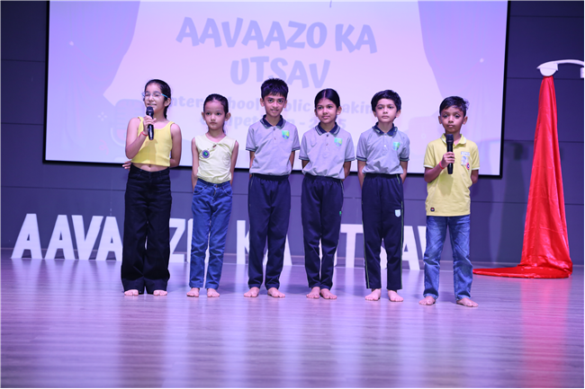 Aavaazo Ka Utsav 2025 Inter-School Public Speaking Competition