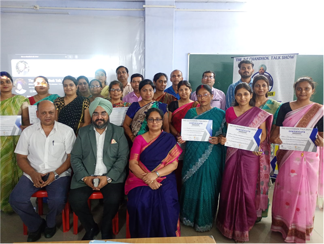 TEACHER'S TRAINING SESSION BY THE S.S. CHANDHOK TALK SHOW