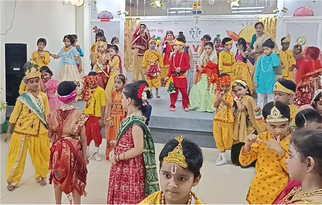 Independence Day and Krishna Janmastami Celibration