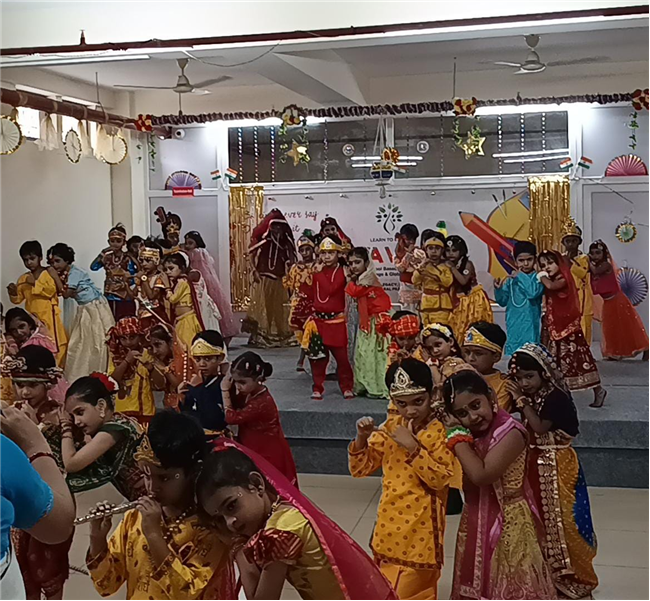 Independence Day and Krishna Janmastami Celibration