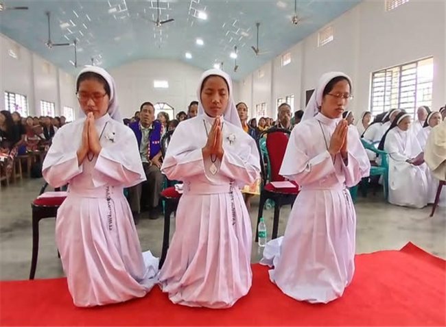 Three more young people from Miao Diocese choose Religious Calling