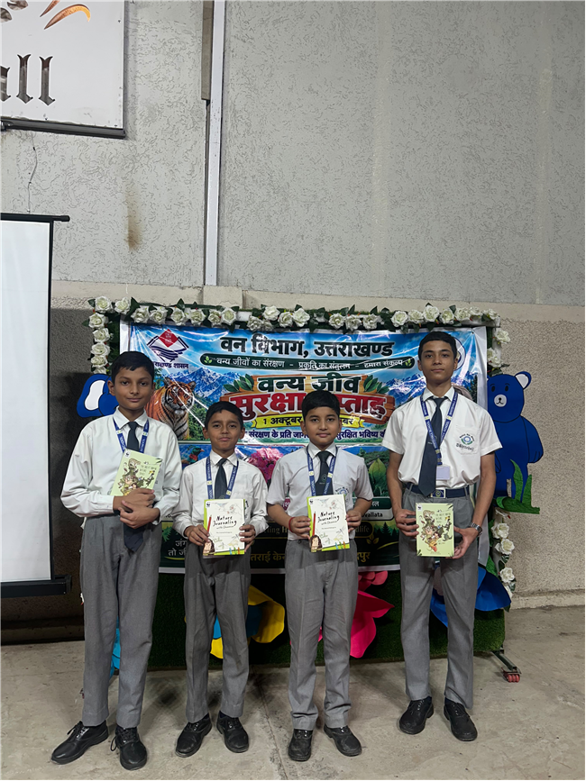 Wildlife Week Celebration at Whitehall School, Lamachaur