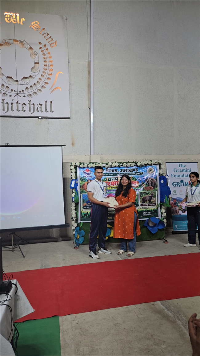 Wildlife Week Celebration at Whitehall School, Lamachaur