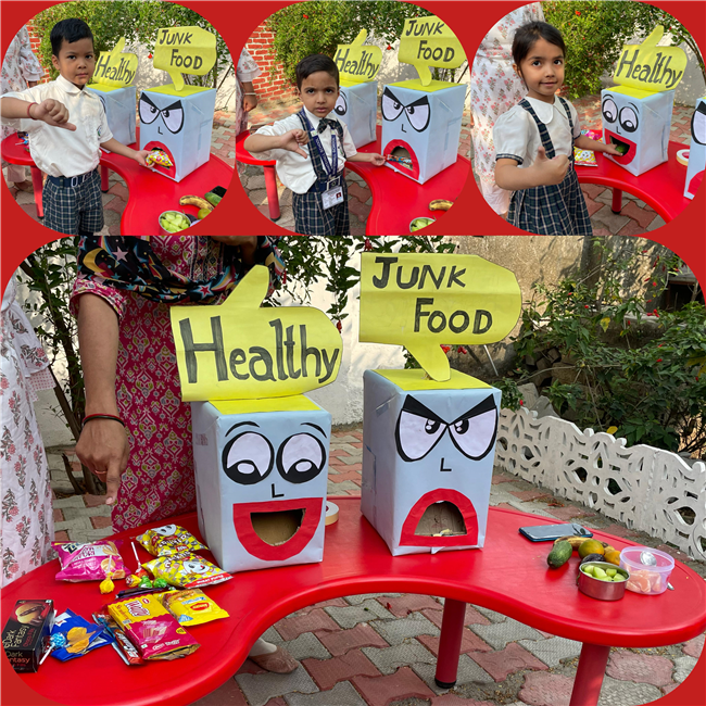 Healthy Food V/S Junk Food Activity