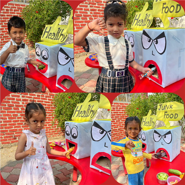 Healthy Food V/S Junk Food Activity