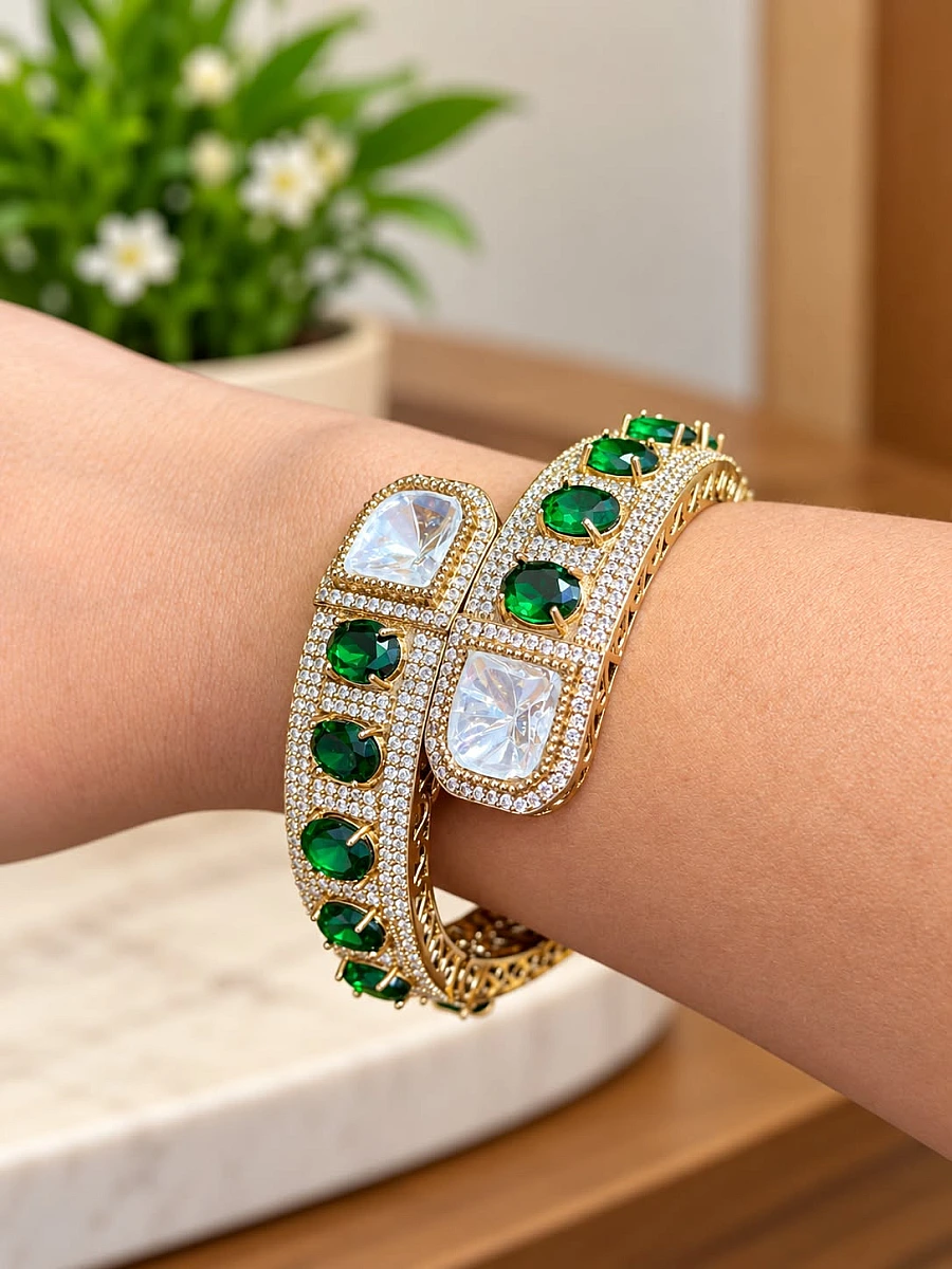 Premium Mossanite Bold Look Bracelet for Women - Image 2