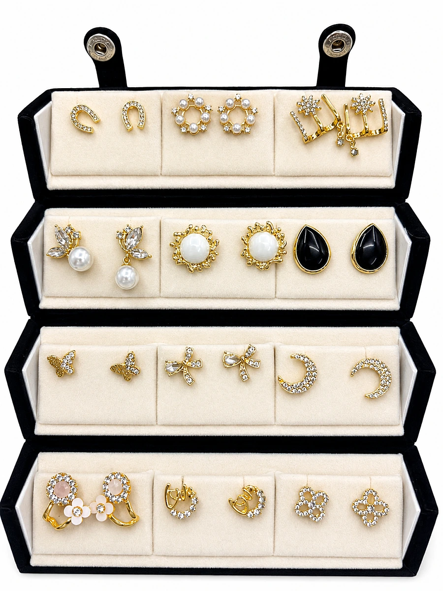 12 Pair Earrings Gift Box - Image 2