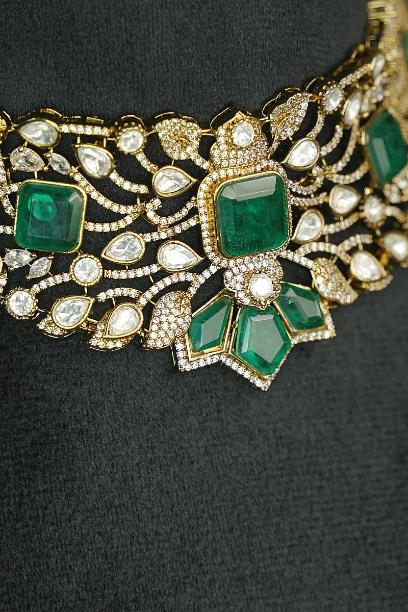 Elegant Moissanite Necklace Set with Matching Earrings - Image 6