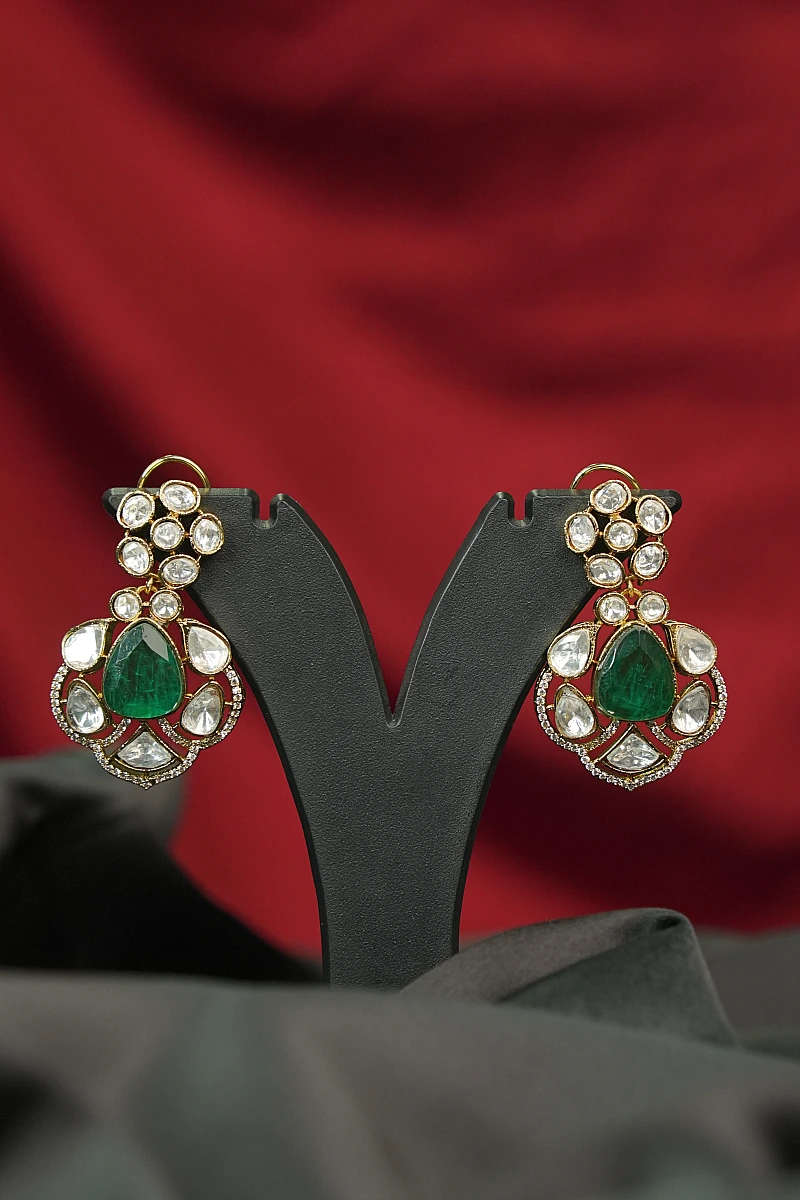 Elegant Moissanite Necklace Set with Matching Earrings - Image 4