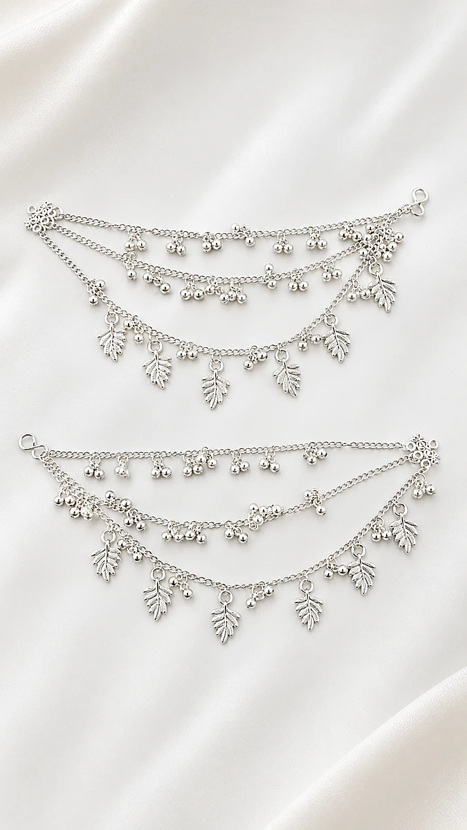 Garba Special Oxidised Earchains