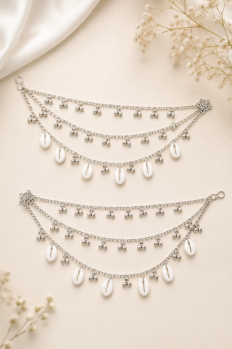 Garba Special Oxidised Earchains