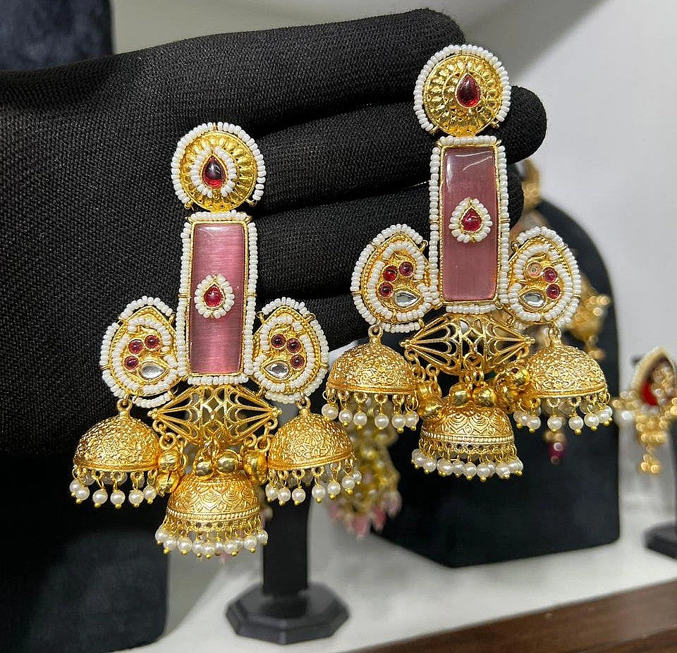 Jhumka Gulnaar Earring - Image 3