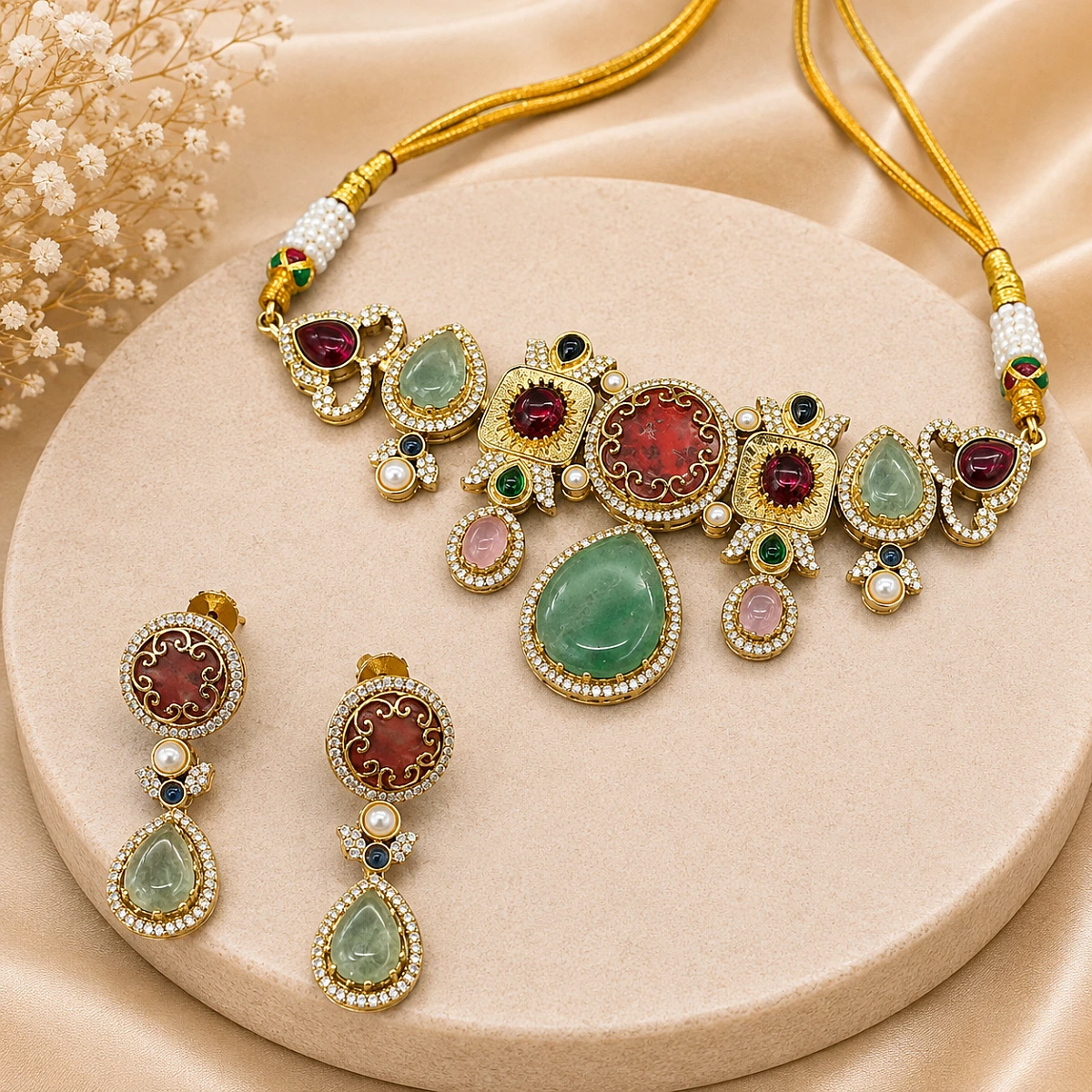 Luxury Turkish Sabyasachi Inspired Necklace
