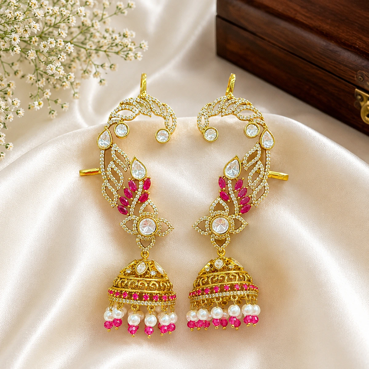 Luxury Moissanite Earcuffs – Premium Finish - Image 2