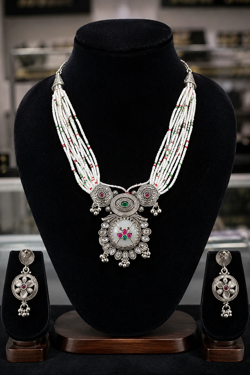 Oxidised Necklace