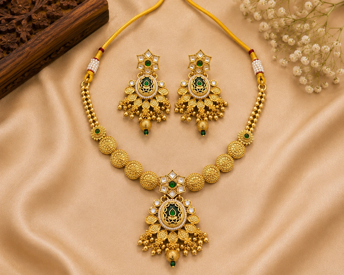 Rajwadi Look Heritage Necklace