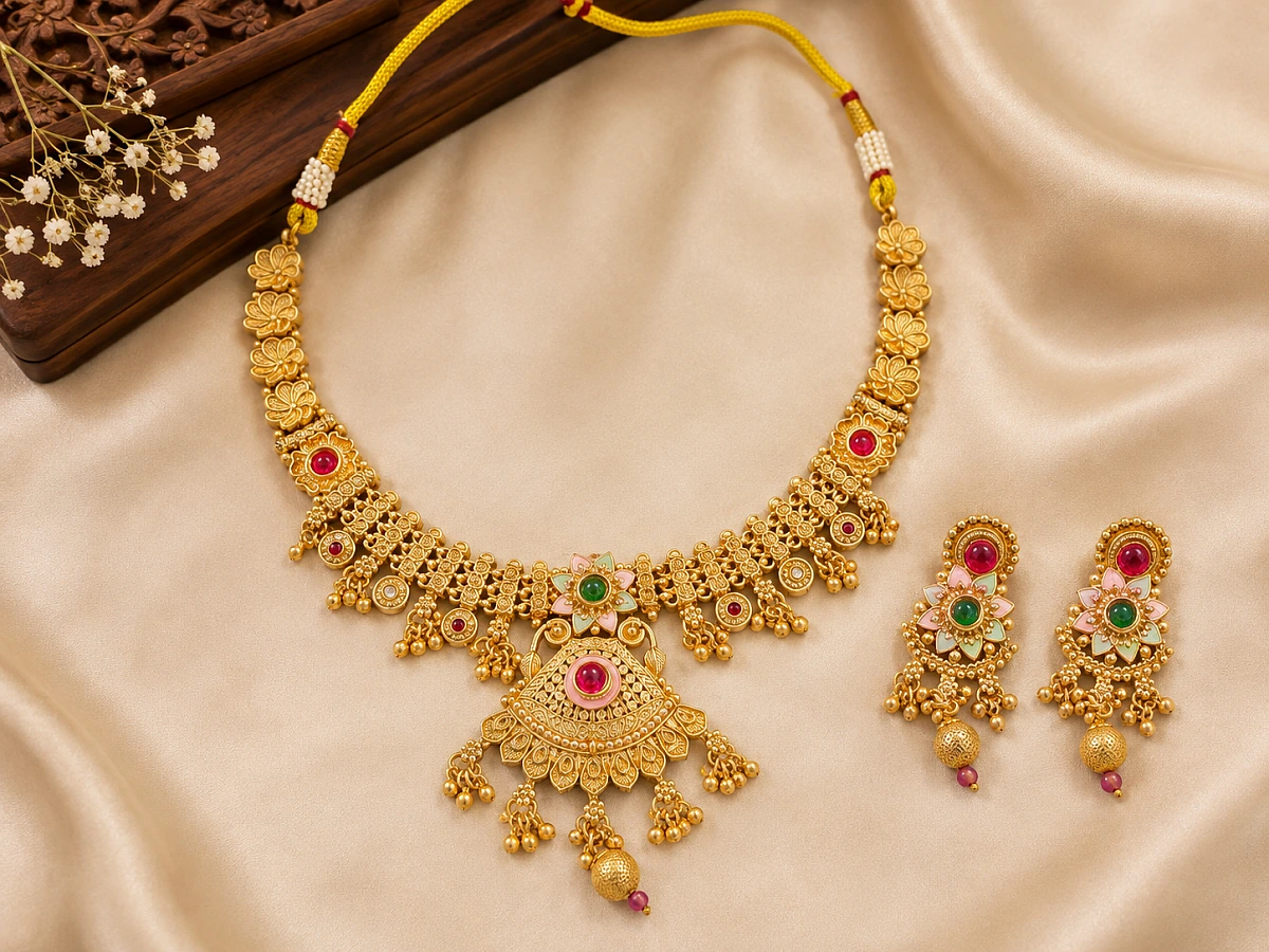 Rajwadi Look Heritage Necklace