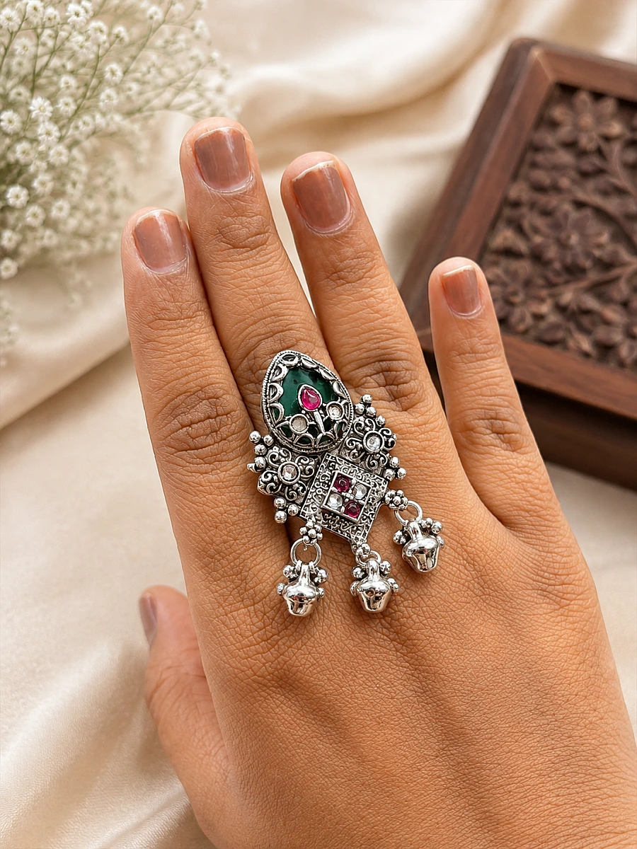 Special Navratri Collection – Oxidised Rings - Image 2