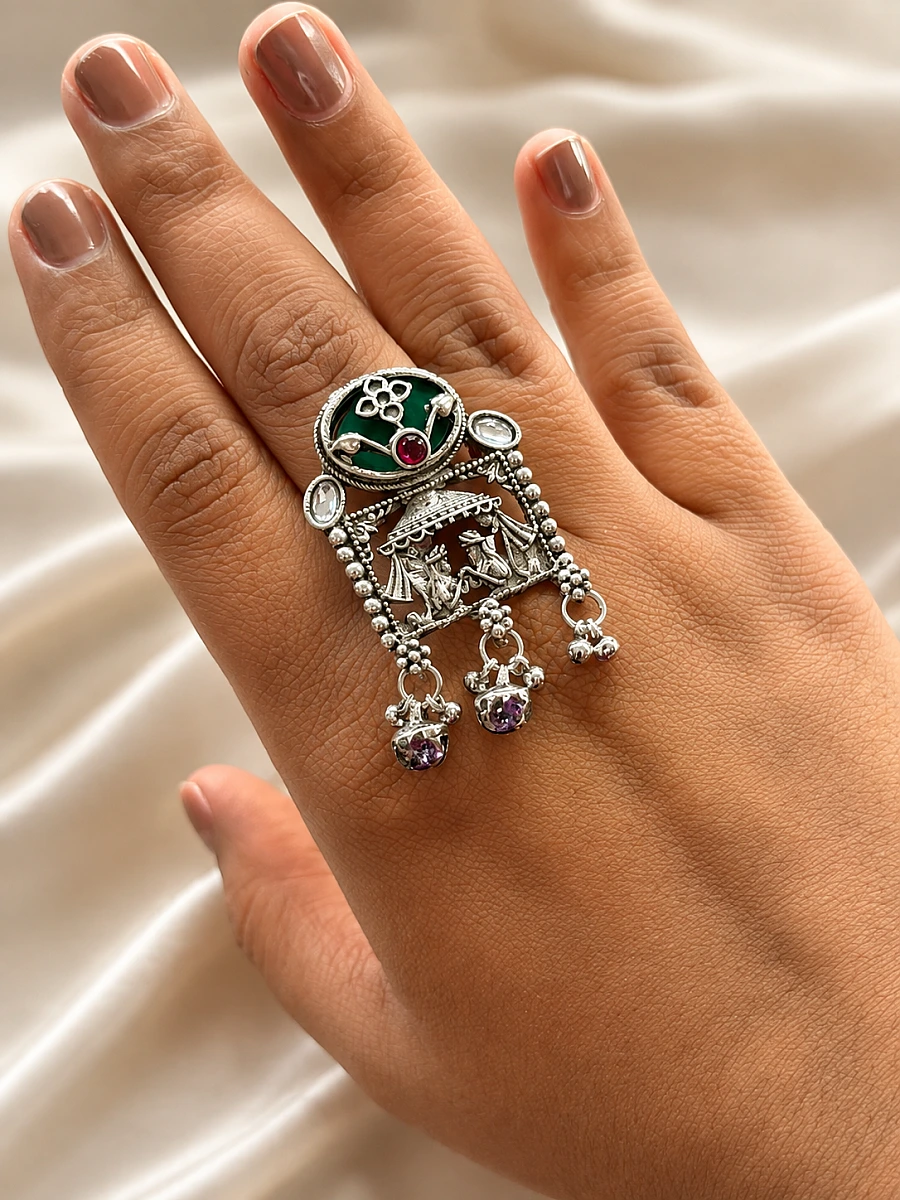 Special Navratri Collection – Oxidised Rings - Image 2