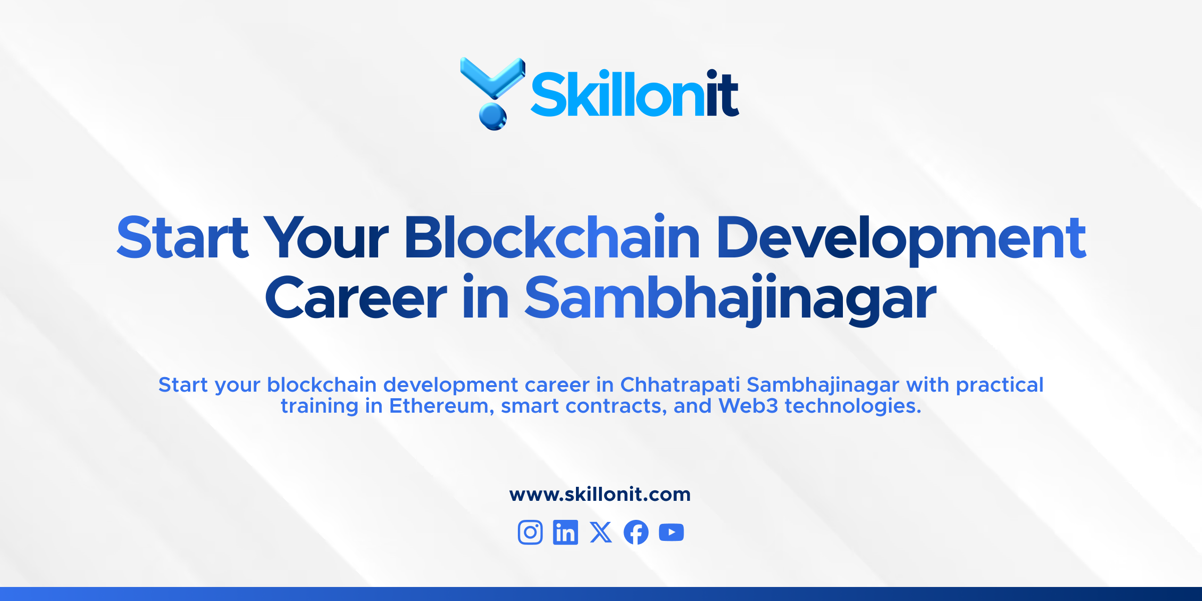 Best Blockchain Development Course in Chhatrapati Sambhajinagar by Skillonit Learning Hub