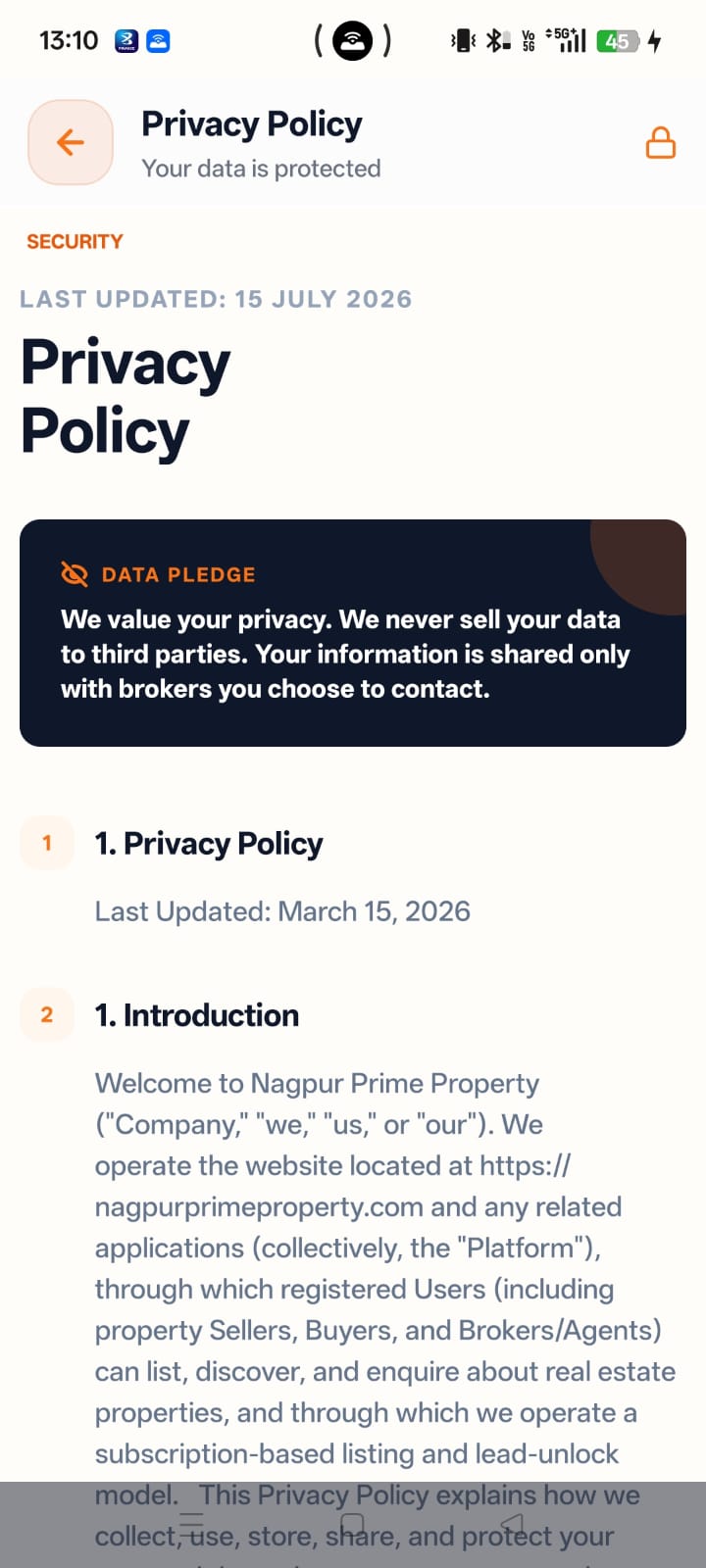 Nagpur Prime Property Mobile App screenshot 5