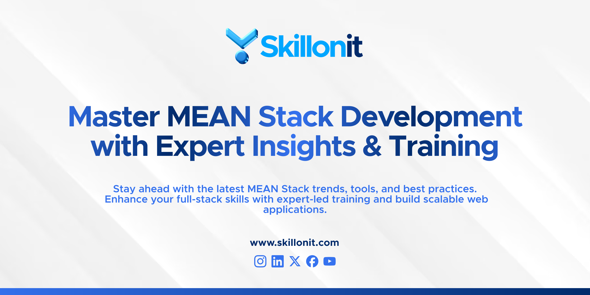 MEAN Stack Development Training Insights and Updates | Skillonit Institute
